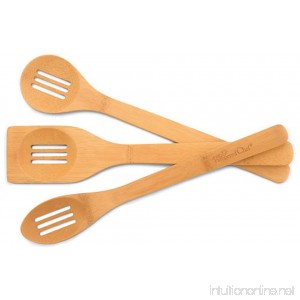 The Pampered Chef Bamboo Slotted Spoons Set - B004EFPO1M